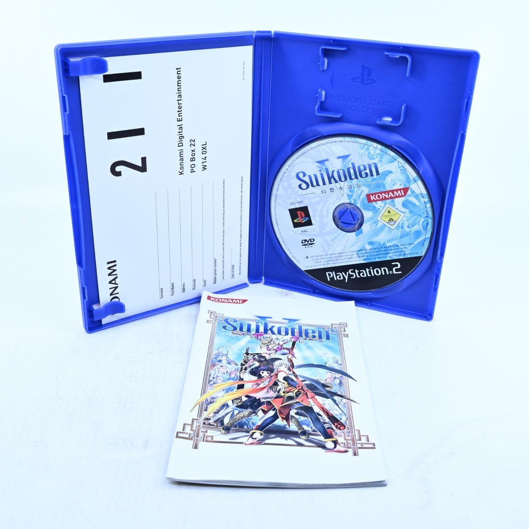 Suikoden V - Sony Playstation 2 / PS2 Game + Manual - PAL - MINT DISC!