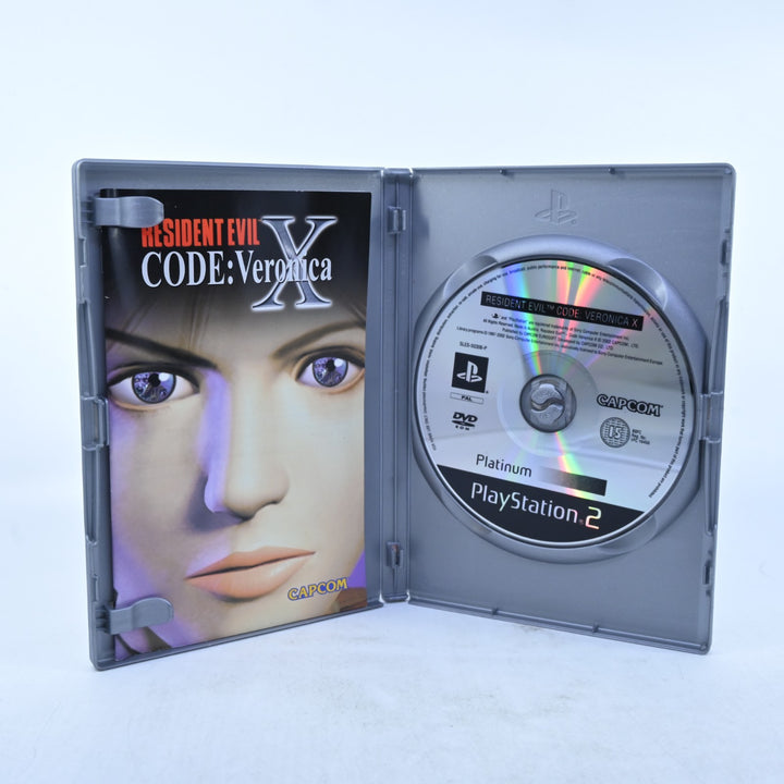 Resident Evil Code: Veronica X - Sony Playstation 2 / PS2 Game + Manual - PAL
