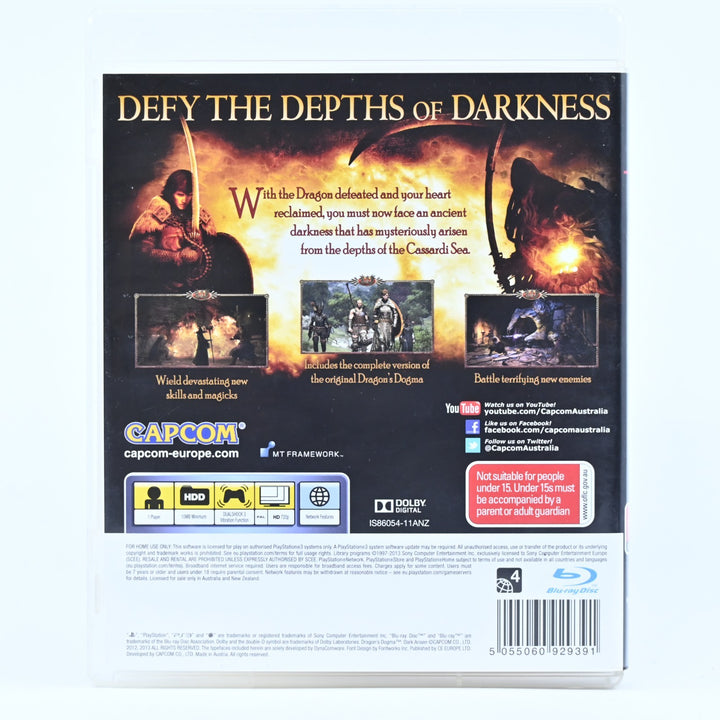 Dragon's Dogma Dark Arisen - Sony Playstation 3 / PS3 Game + Manual - FREE POST