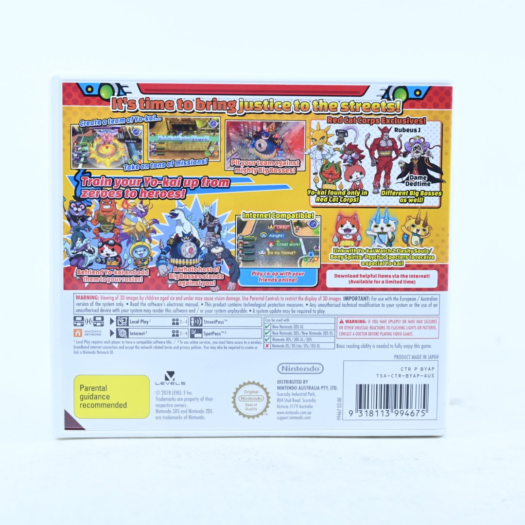 Yo-Kai Watch Blasters: Red Cat Corps - Nintendo 3DS Game - PAL + Manual