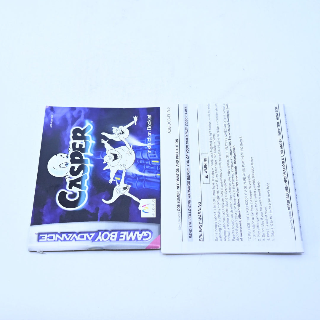 Casper - Nintendo Gameboy Advance / GBA Boxed Game - PAL - FREE POST!