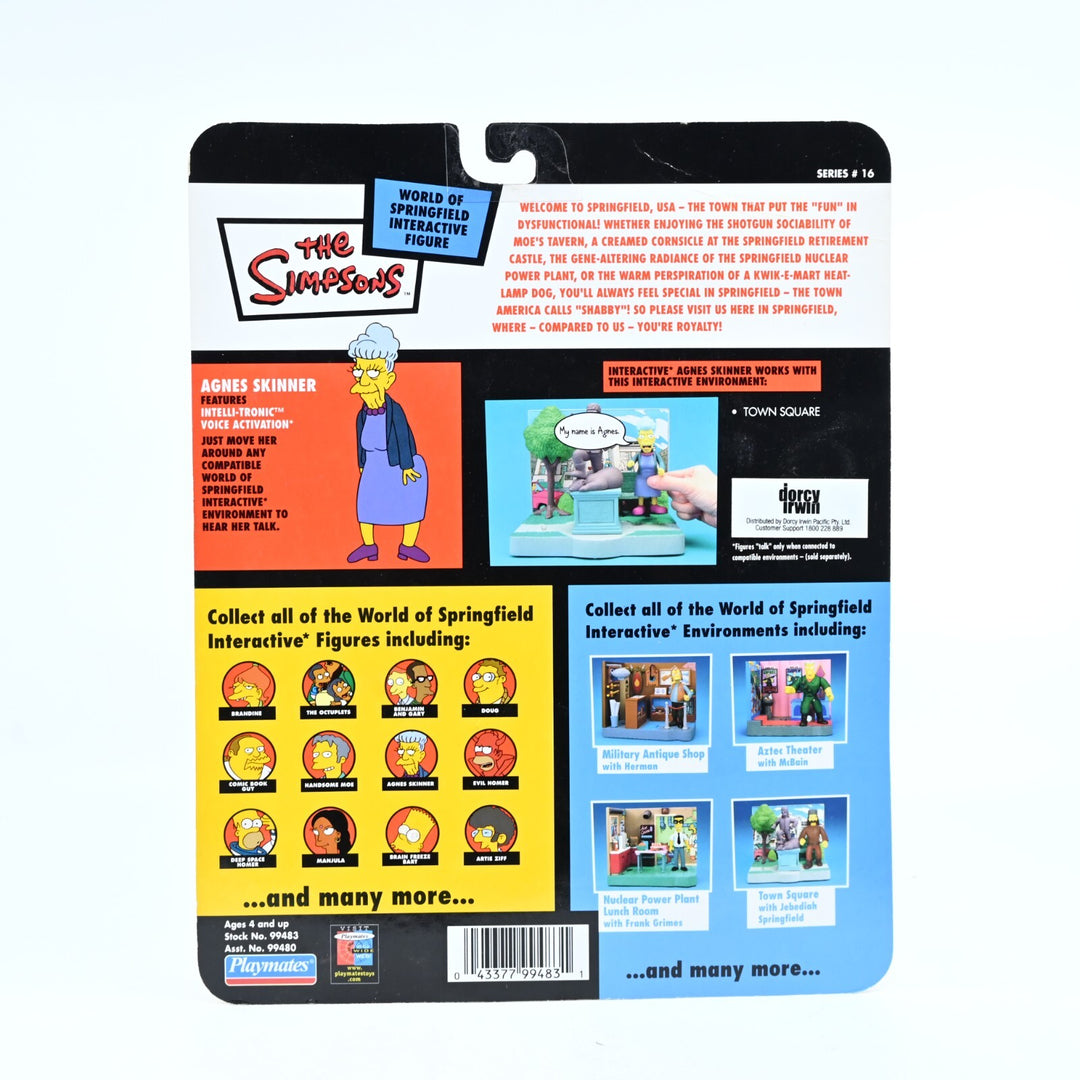 Agnes Skinner - Simpsons Intelli-Tronic Voice Activation Toy - Playmates
