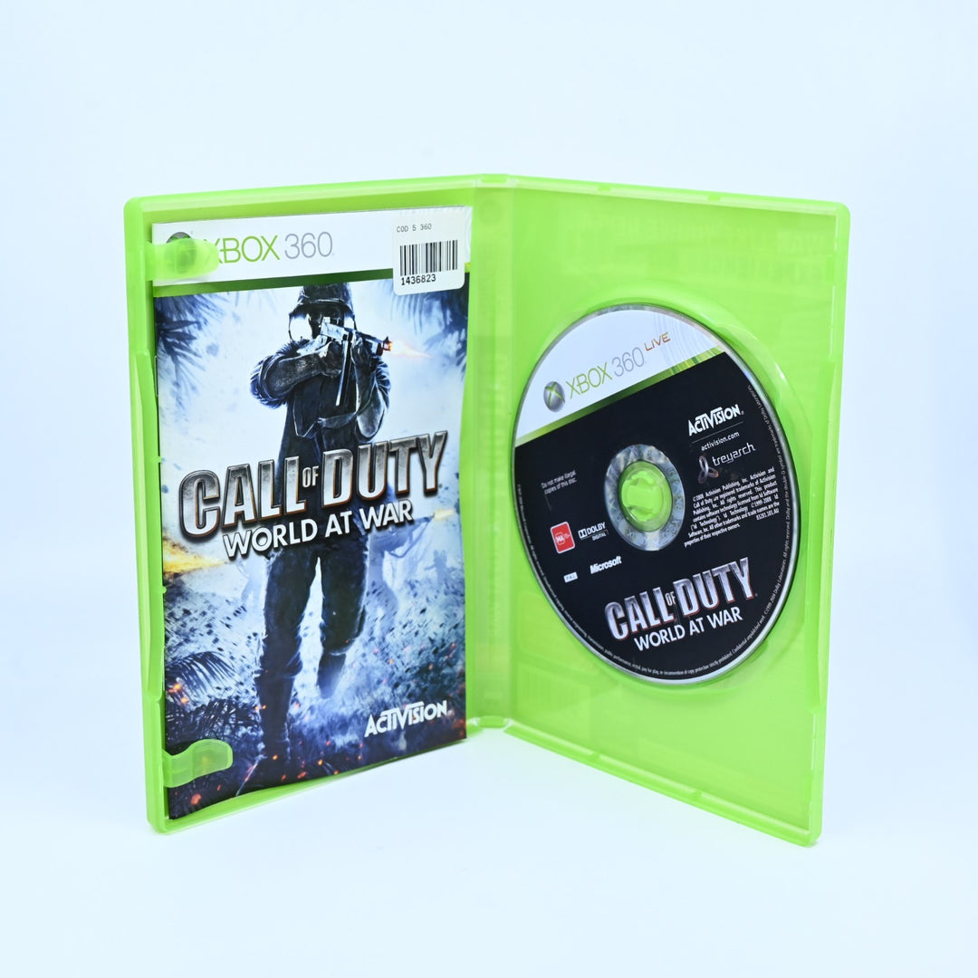Call of Duty: World at War - Xbox 360 Game + Manual - PAL - MINT DISC!