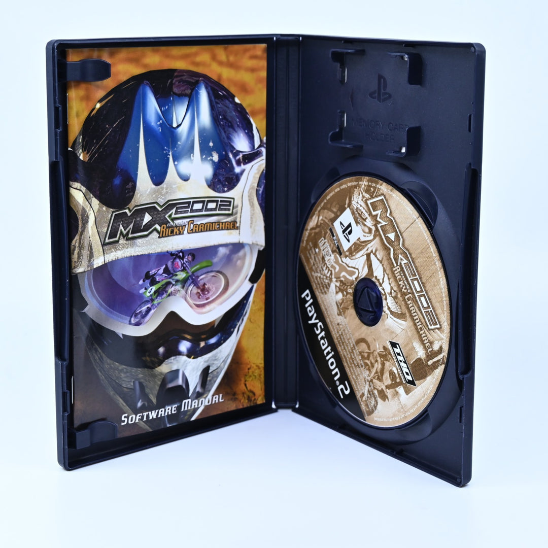 MX 2002 Featuring Ricky Carmichael - Sony Playstation 2 / PS2 Game + Manual