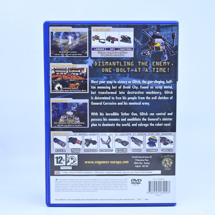 Metal Arms: Glitch in the System - Sony Playstation 2 / PS2 Game + Manual - PAL
