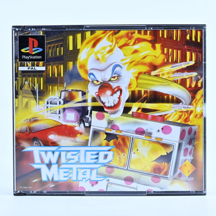 Twisted Metal - Sony Playstation 1 / PS1 Game + Manual - PAL
