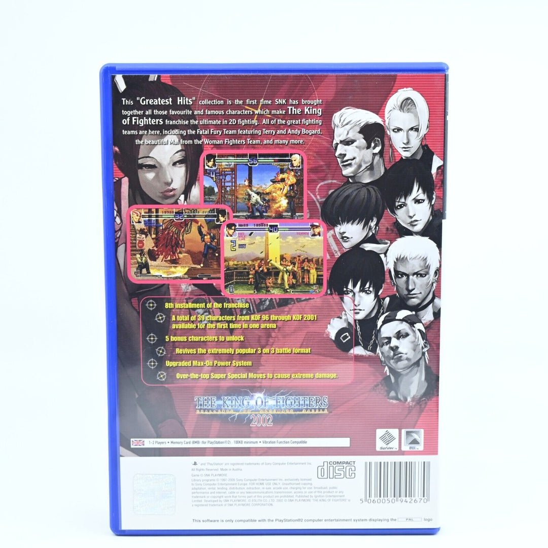 The King of Fighters 2002 - Sony Playstation 2 /PS2 Game + Manual - PAL