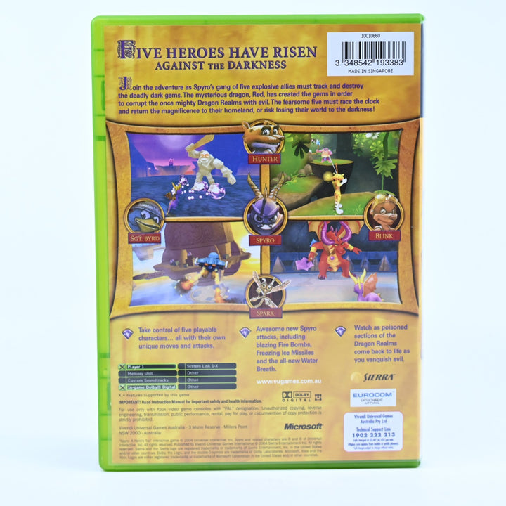 Spyro: A Hero's Tail - Original Xbox Game + Manual - PAL - MINT DISC!