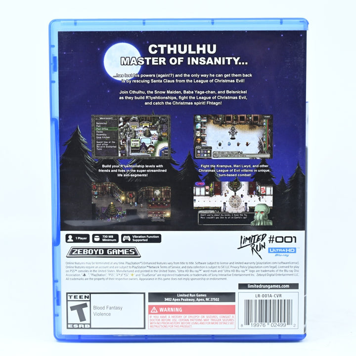 Cthulhu Saves Christmas - Sony Playstation 5 / PS5 Game + Manual - FREE POST!