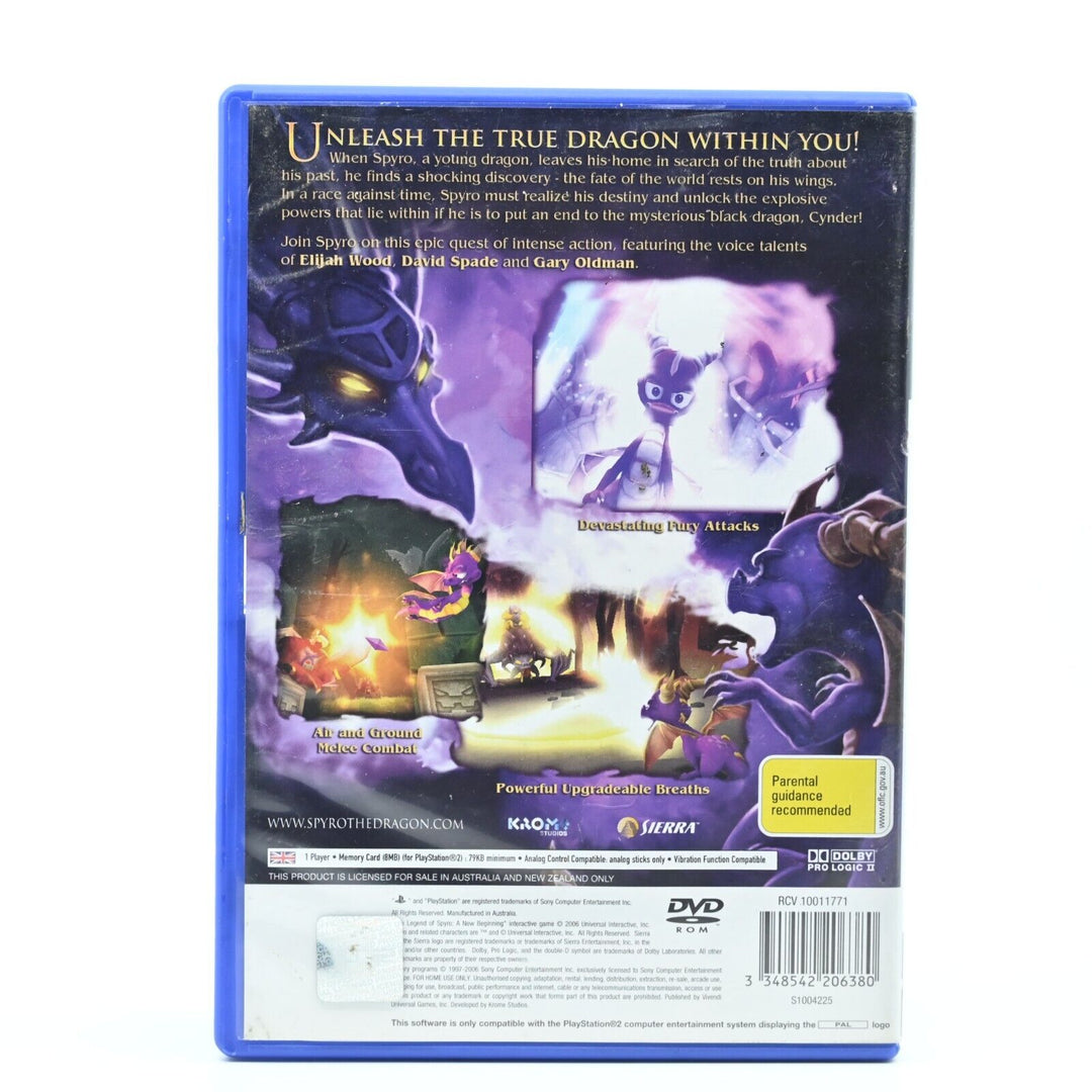 The Legend of Spyro: A New Beginning #1 - Sony Playstation 2 / PS2 Game - PAL