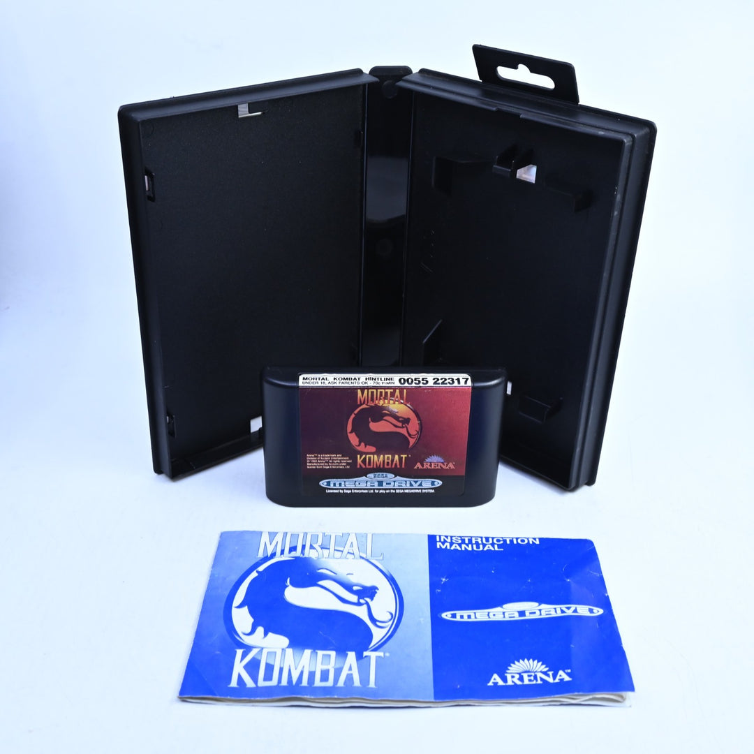 Mortal Kombat - Sega Mega Drive Game - PAL + Manual - FREE POST!