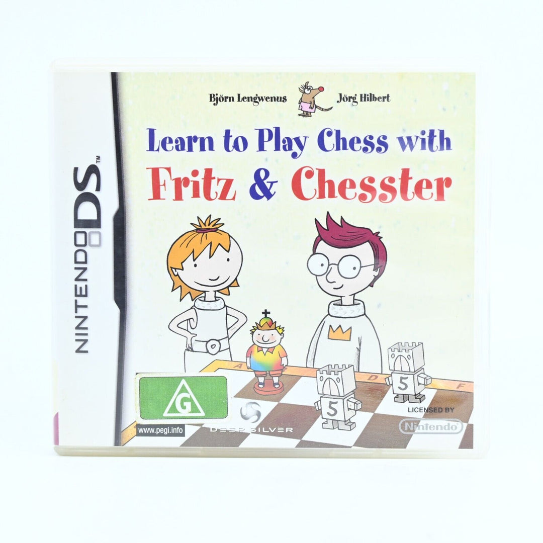 Learn to Play Chess with Fritz and Chesster - Nintendo DS Game - PAL + Manual