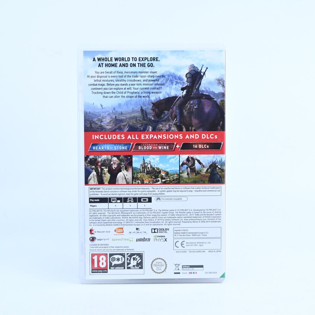 The Witcher Wild Hunt - Complete Edition - Nintendo Switch Game - FREE POST!