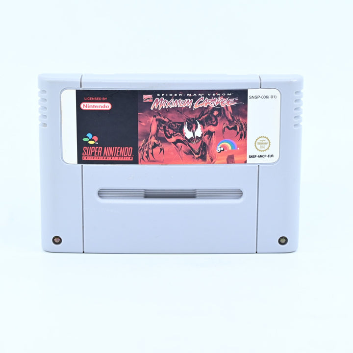 Spider-Man and Venom: Maximum Carnage - Super Nintendo / SNES Game - PAL