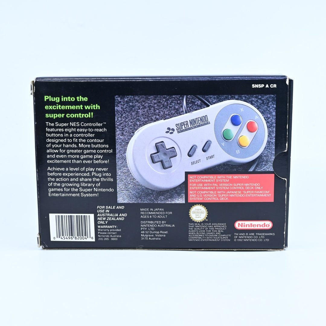 Official Super Nintendo SNES Boxed Controller - Super Nintendo / SNES Accessory