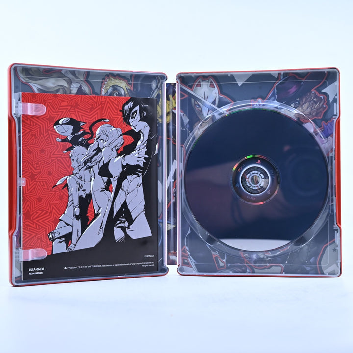 Persona 5 - Steelbook Edition - Sony Playstation 4 / PS4 Game - MINT DISC!