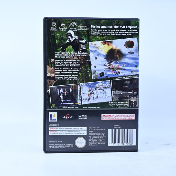 Star Wars Rogue Squadron III: Rebel Strike - Nintendo Gamecube Game + Manual