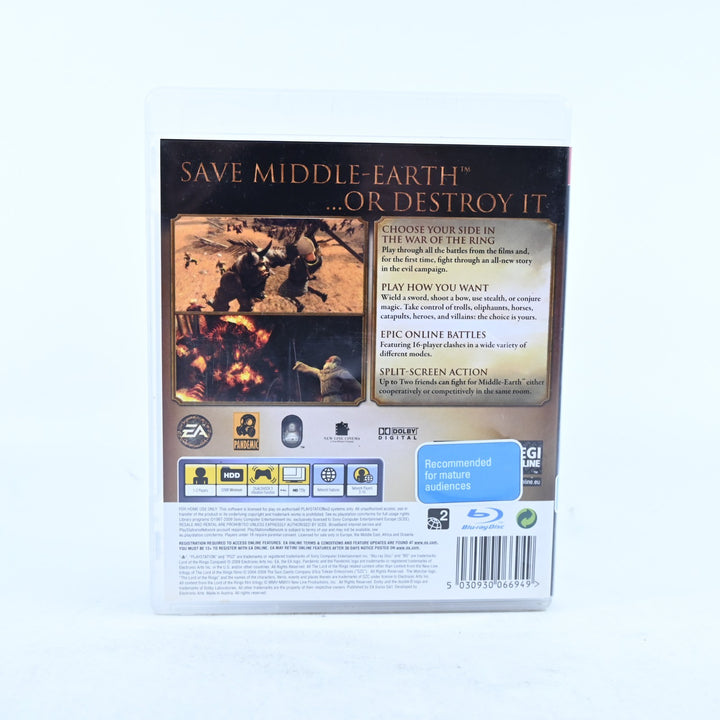 The Lord of the Rings: Conquest - Sony Playstation 3 / PS3 Game + Manual