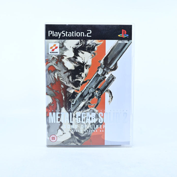 Metal Gear Solid 2: Sons of Liberty - Sony Playstation 2 / PS2 Game + Manual