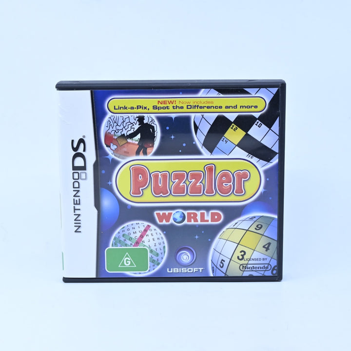 Puzzler World - Nintendo DS Game - PAL - No Manual - FREE POST!