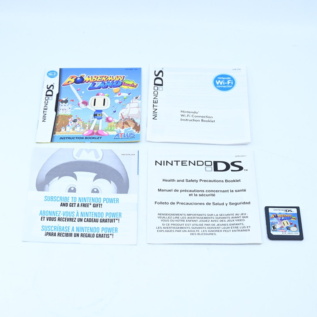 Bomberman Land Touch! - Nintendo DS Game - Region Free + Manual - FREE POST!
