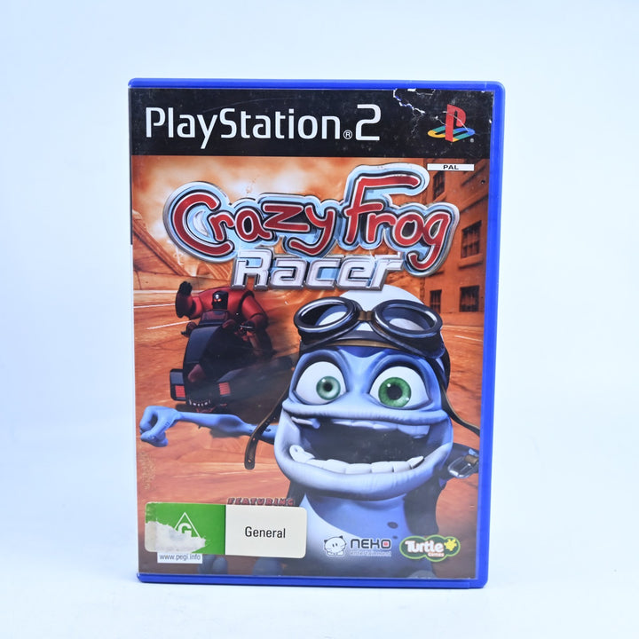 Crazy Frog Racer - Sony Playstation 2 / PS2 Game + Manual - PAL - MINT DISC!