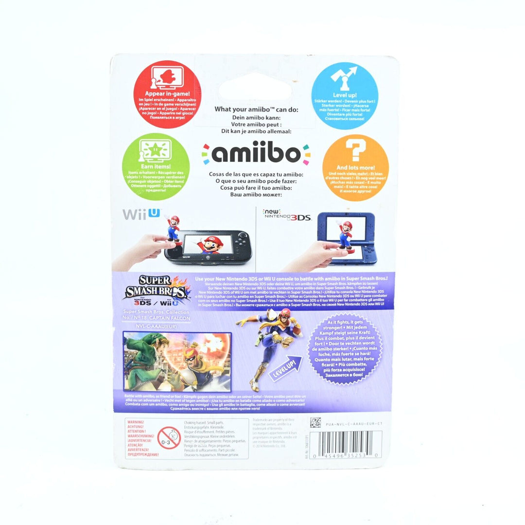 SEALED! - Captain Falcon Amiibo - Super Smash Bros. Collection No. 18 - Toy