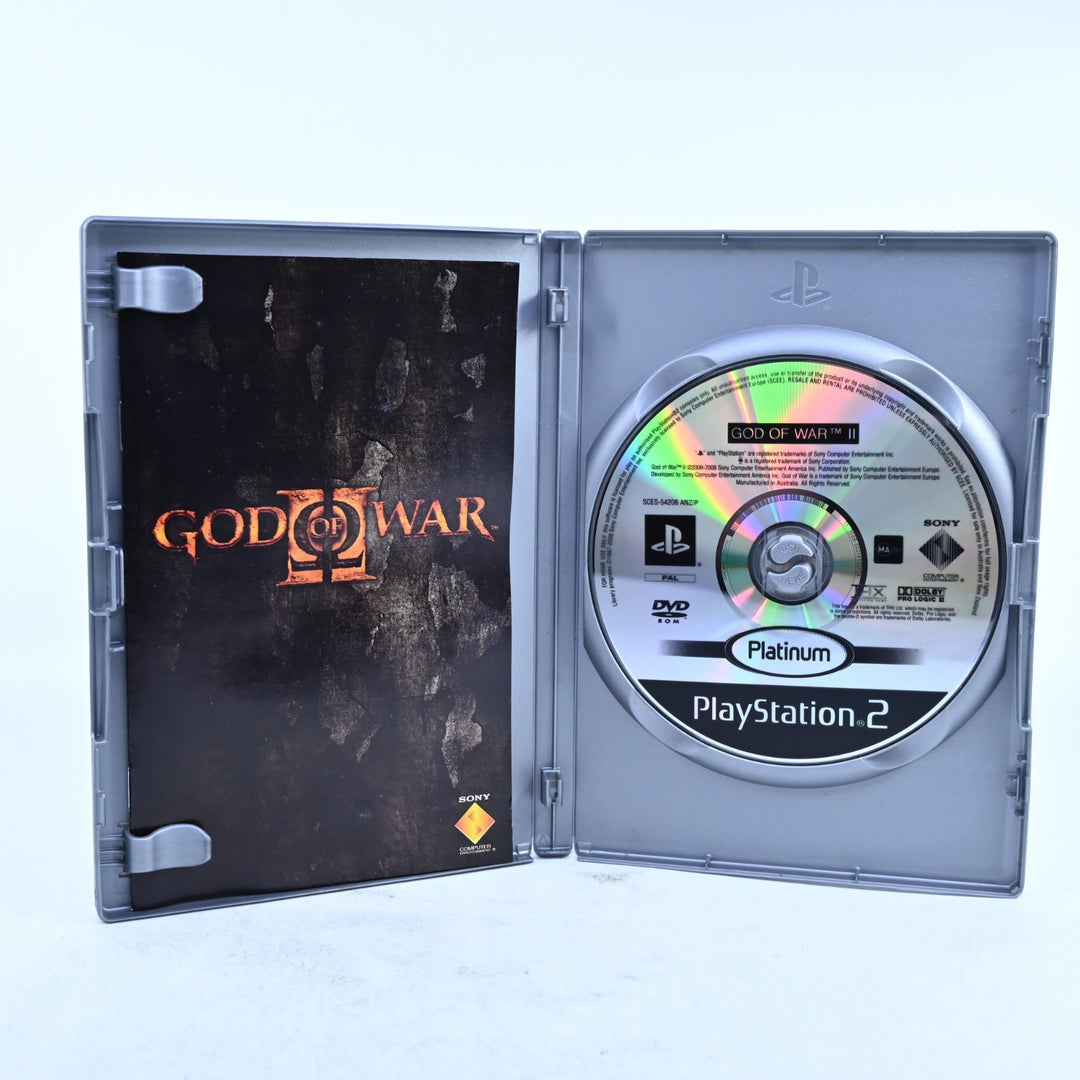 God of War II - Sony Playstation 2 / PS2 Game + Manual - PAL - MINT DISC!