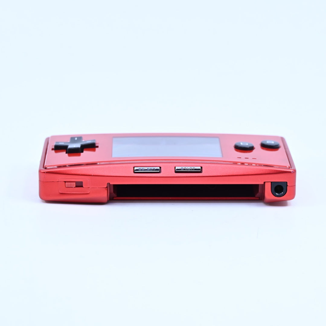 Red - OXY-001 - Nintendo Gameboy Micro Console / GBA Console - AUSTRALIAN PAL