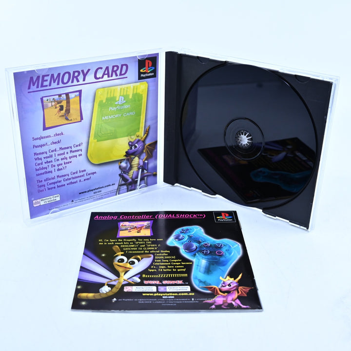 Spyro 2: Gateway to Glimmer - Sony Playstation 1 / PS1 Game + Manual - PAL