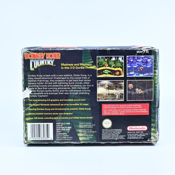 Donkey Kong Country - Super Nintendo/ SNES Boxed Game - PAL