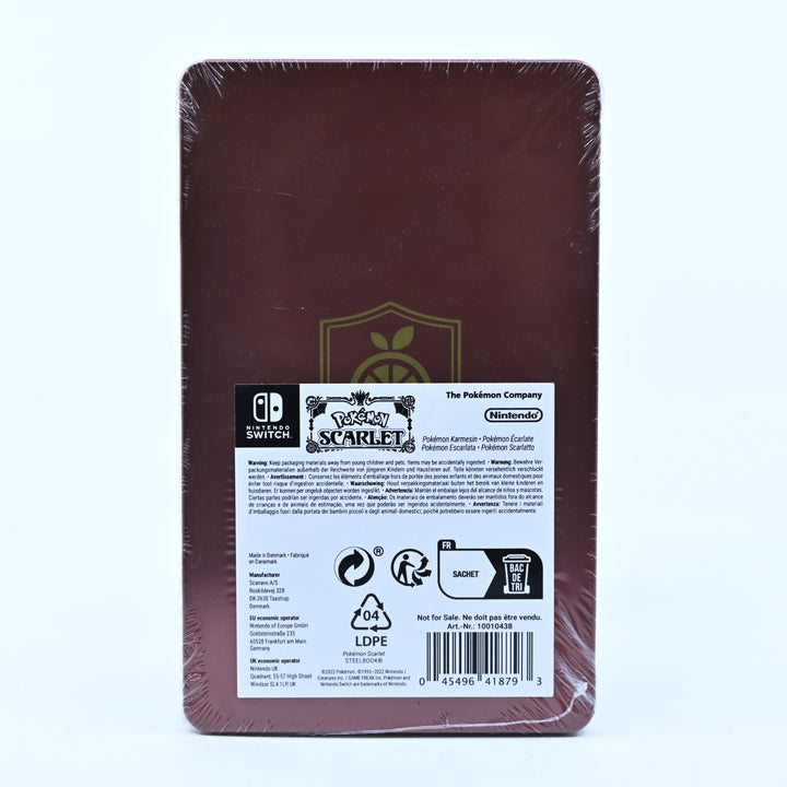 SEALED! Pokemon Scarlet - Steelbook - Nintendo Switch Accessory - FREE POST!