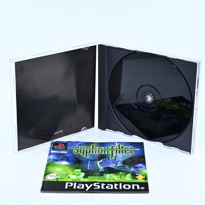Syphon Filter - Sony Playstation 1 / PS1 Game + Manual - PAL - MINT DISC!