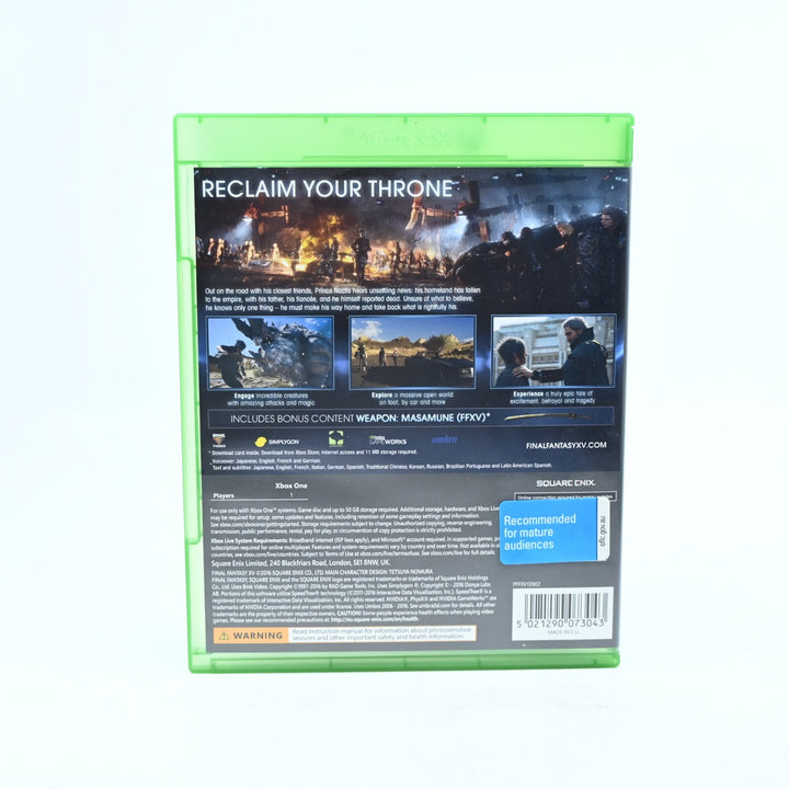 Final Fantasy XV - Day One Edition - Xbox One Game - PAL - FREE POST!