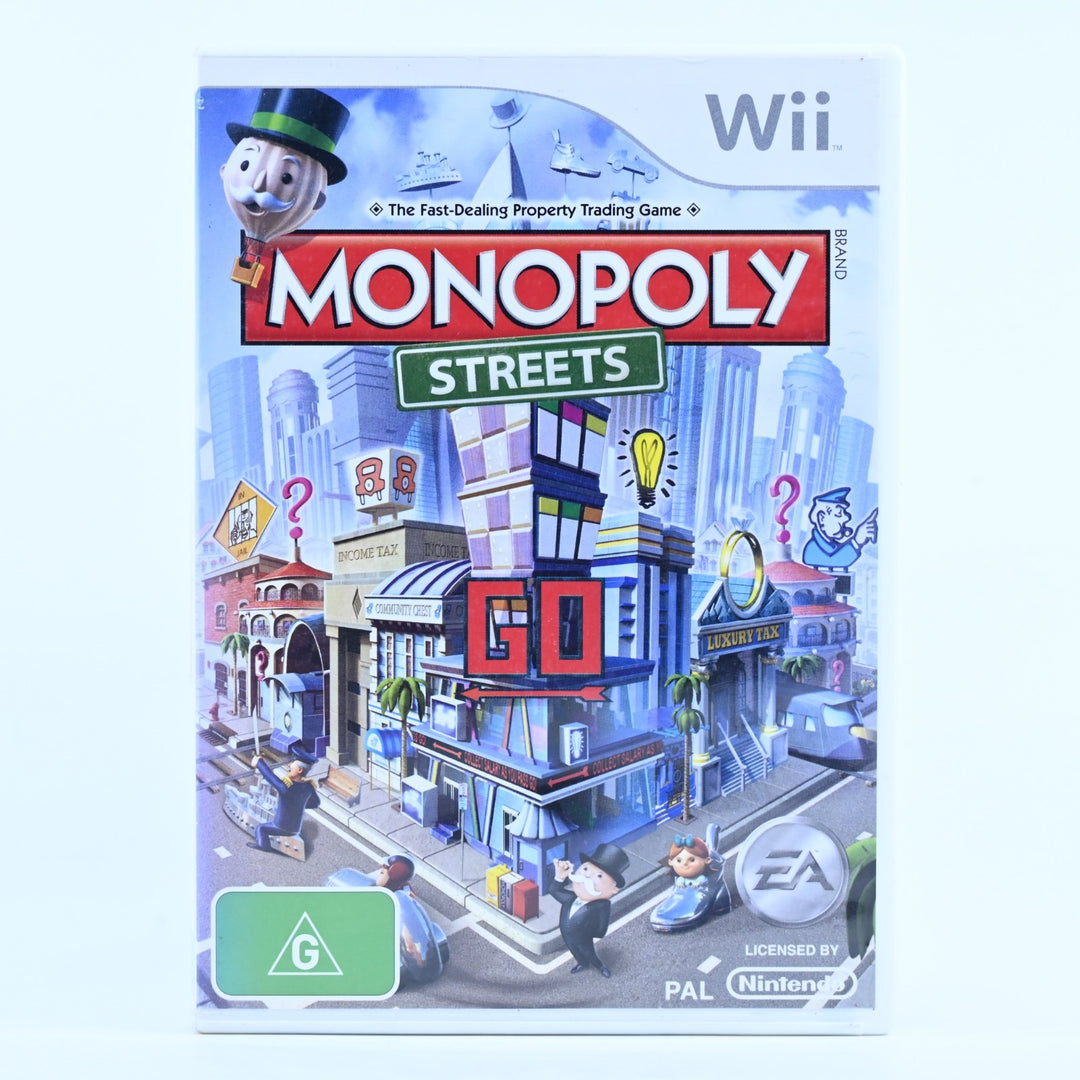 Monopoly Streets - Nintendo Wii Game + Manual - PAL - MINT DISC!