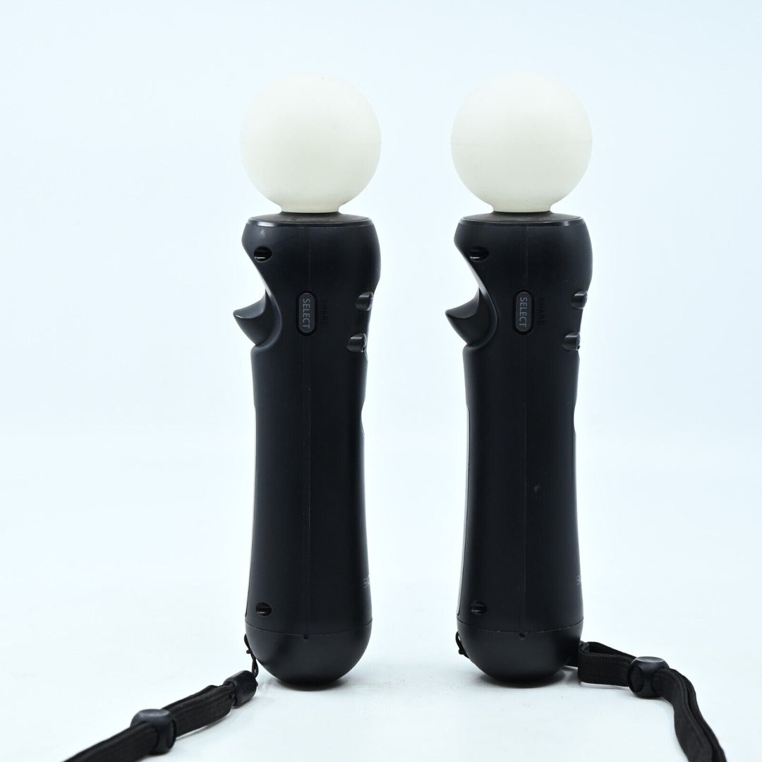 2x Playstation Move Motion Controllers - Sony Playstation 4 / PS4 Accessory