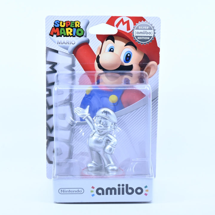 SEALED! Mario Silver Edition Amiibo - Super Mario - Nintendo - Toy