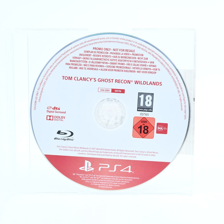 Tom Clancy's Ghost Recon Wildlands - Promo Disc - PS4 Game - Disc Only