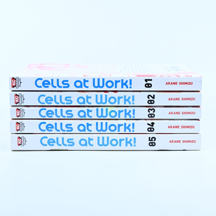 Cells at Work - Volumes 1-5 - Akani Shimizu - Kodansha Comics - Manga