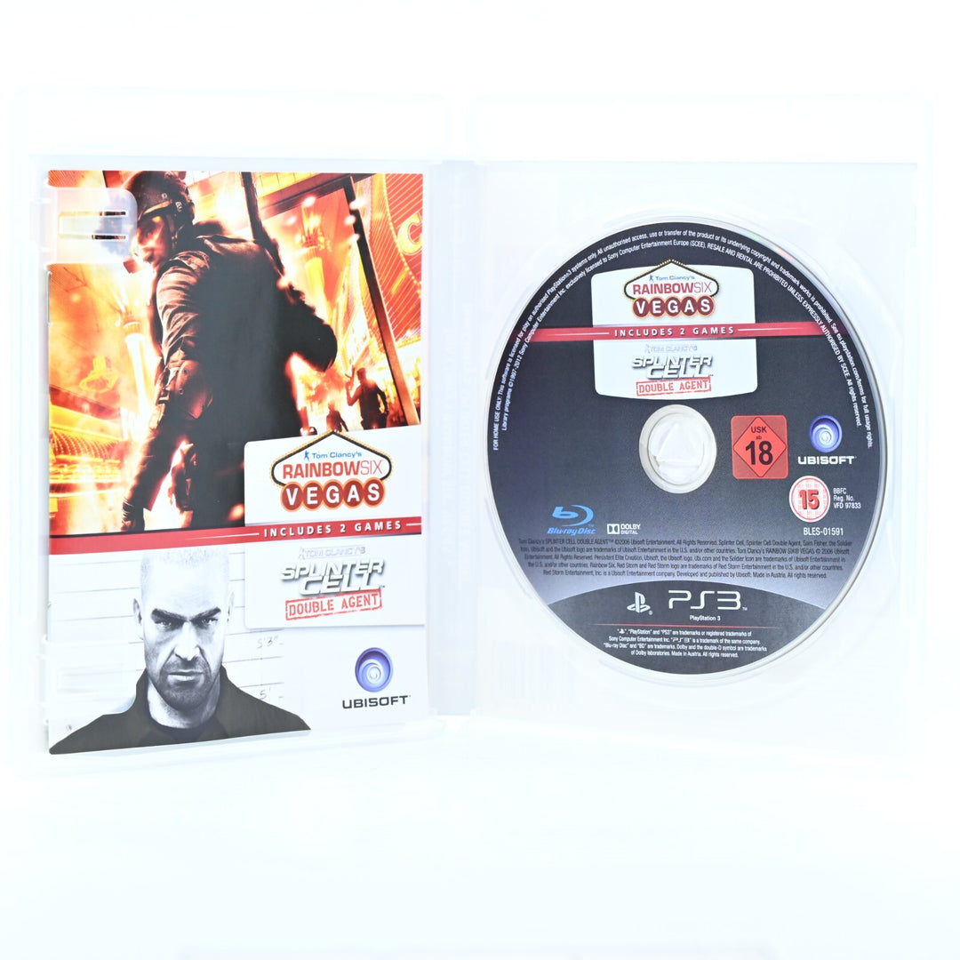 Tom Clancy's Rainbow Six Vegas + Splinter Cell Double Agent - PS3 Game
