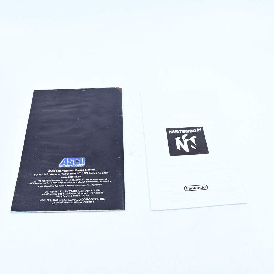 Aero Gauge - N64 / Nintendo 64 Boxed Game - PAL - FREE POST!