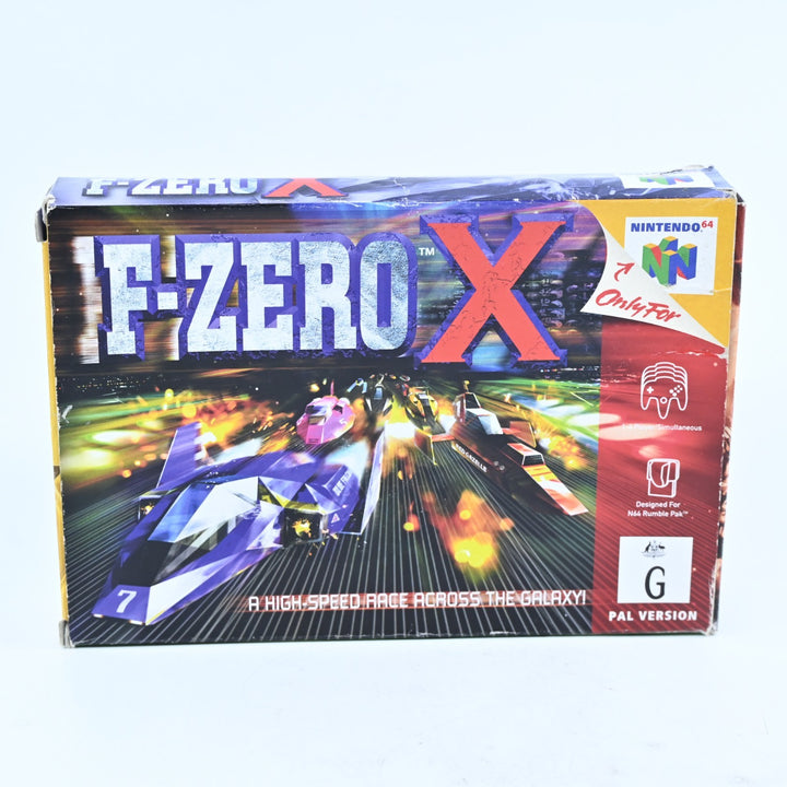 F-Zero X - N64 / Nintendo 64 Boxed Game - PAL - FREE POST!