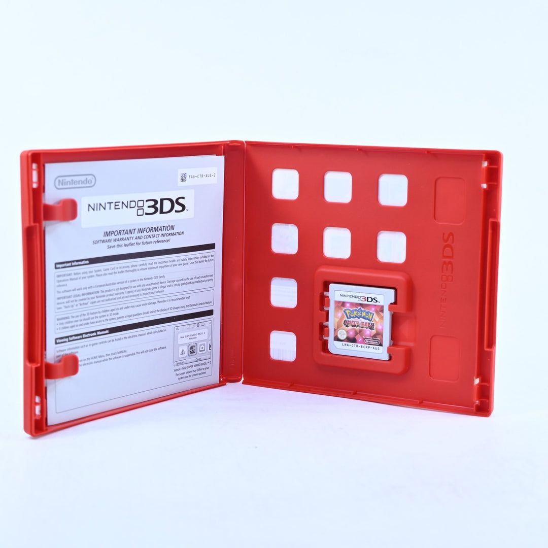 Pokemon Omega Ruby - Nintendo 3DS Game - PAL + Manual - FREE POST!