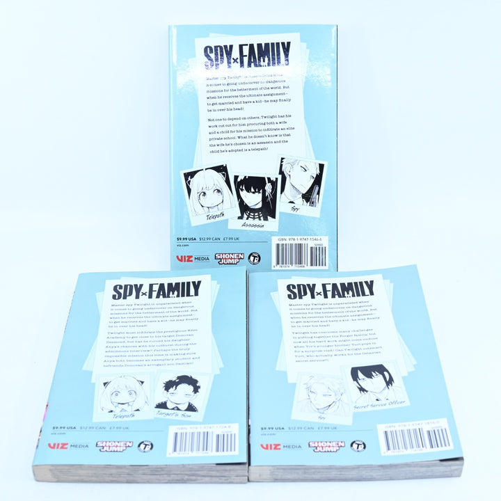 Spy X Family - Volumes 1-3 - Viz Media - Tatsuya Endo - Manga