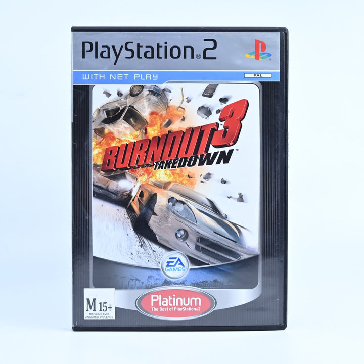 Burnout 3: Takedown - Sony Playstation 2 / PS2 Game + Manual - PAL
