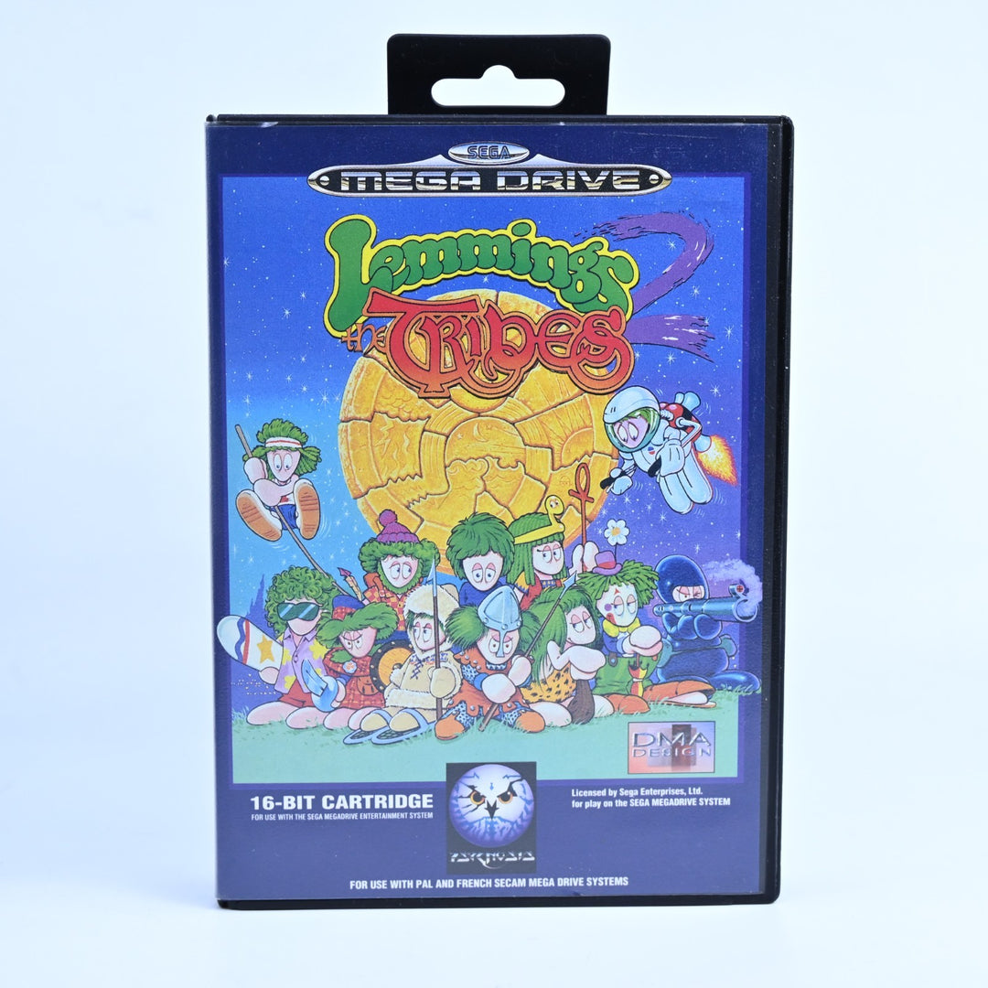 AS NEW! Lemmings 2: The Tribes - Sega Mega Drive Game + Manual - PAL