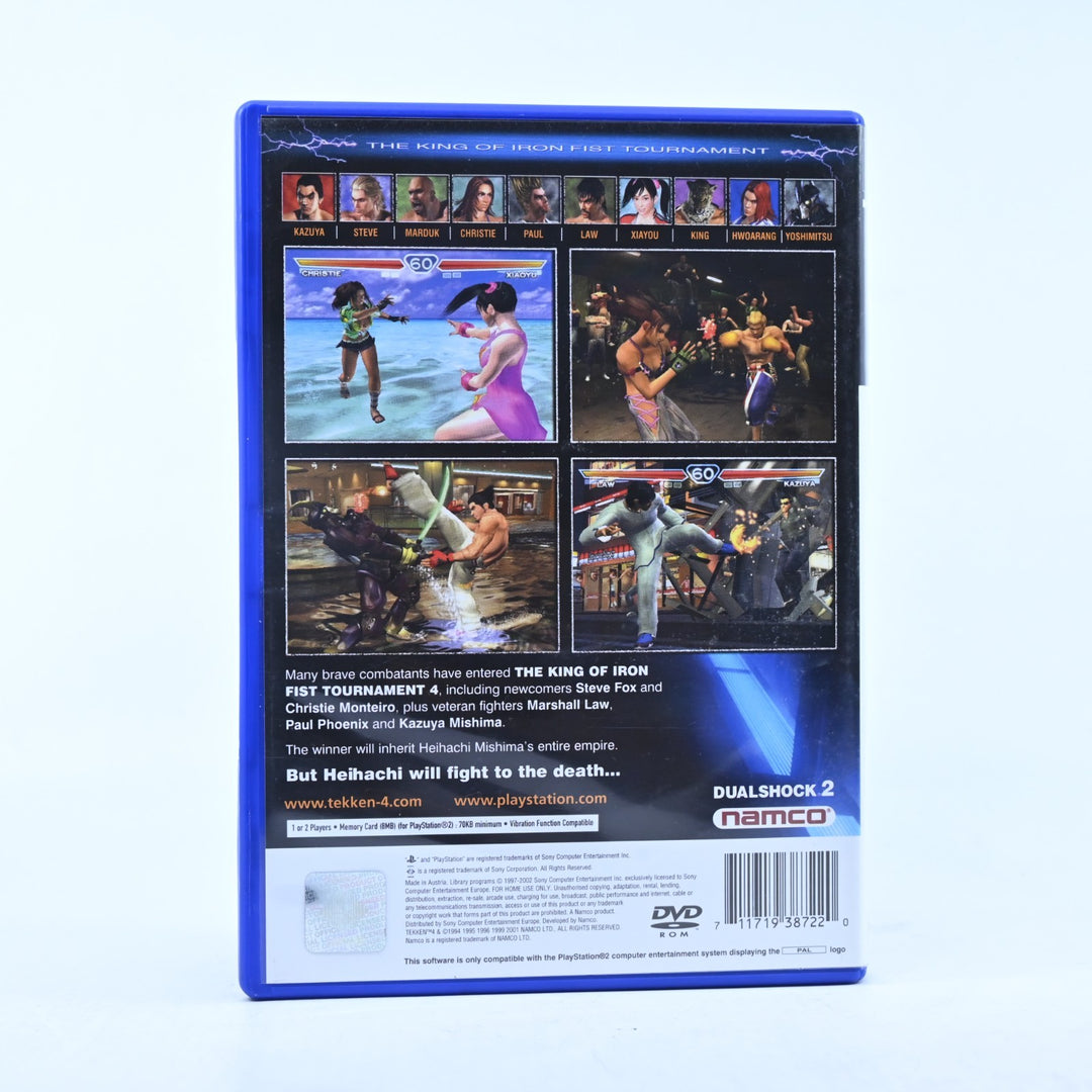 Tekken 4 - Sony Playstation 2 / PS2 Game + Manual - PAL - MINT DISC!