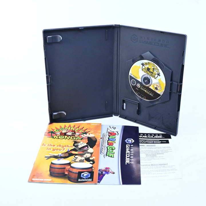 Donkey Konga - Boxed with Bongos - Nintendo Gamecube Game + Manual - PAL
