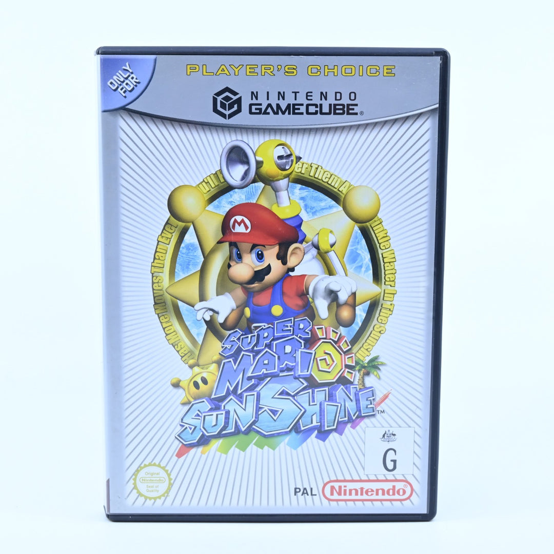 Super Mario Sunshine - Nintendo Gamecube Game + Manual - PAL - FREE POST!