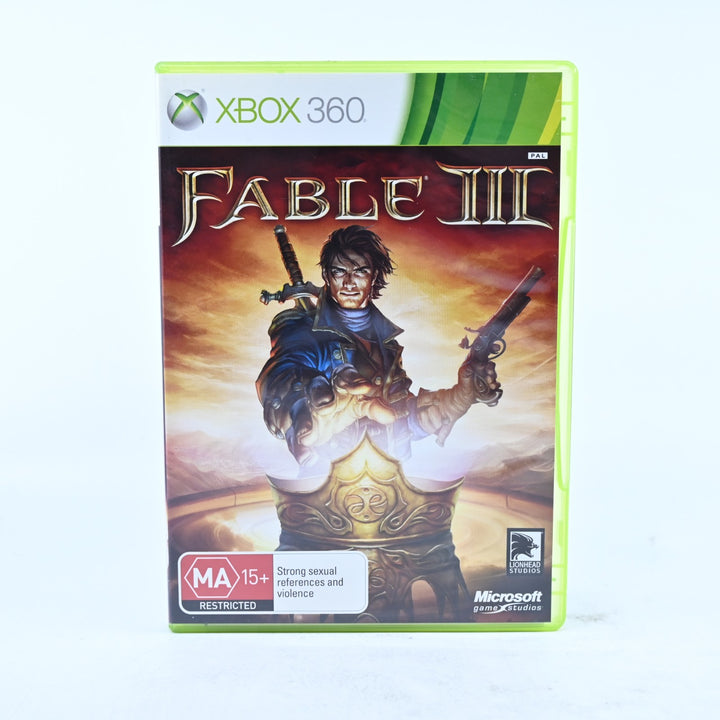 Fable III - Xbox 360 Game + Manual - PAL - MINT DISC!